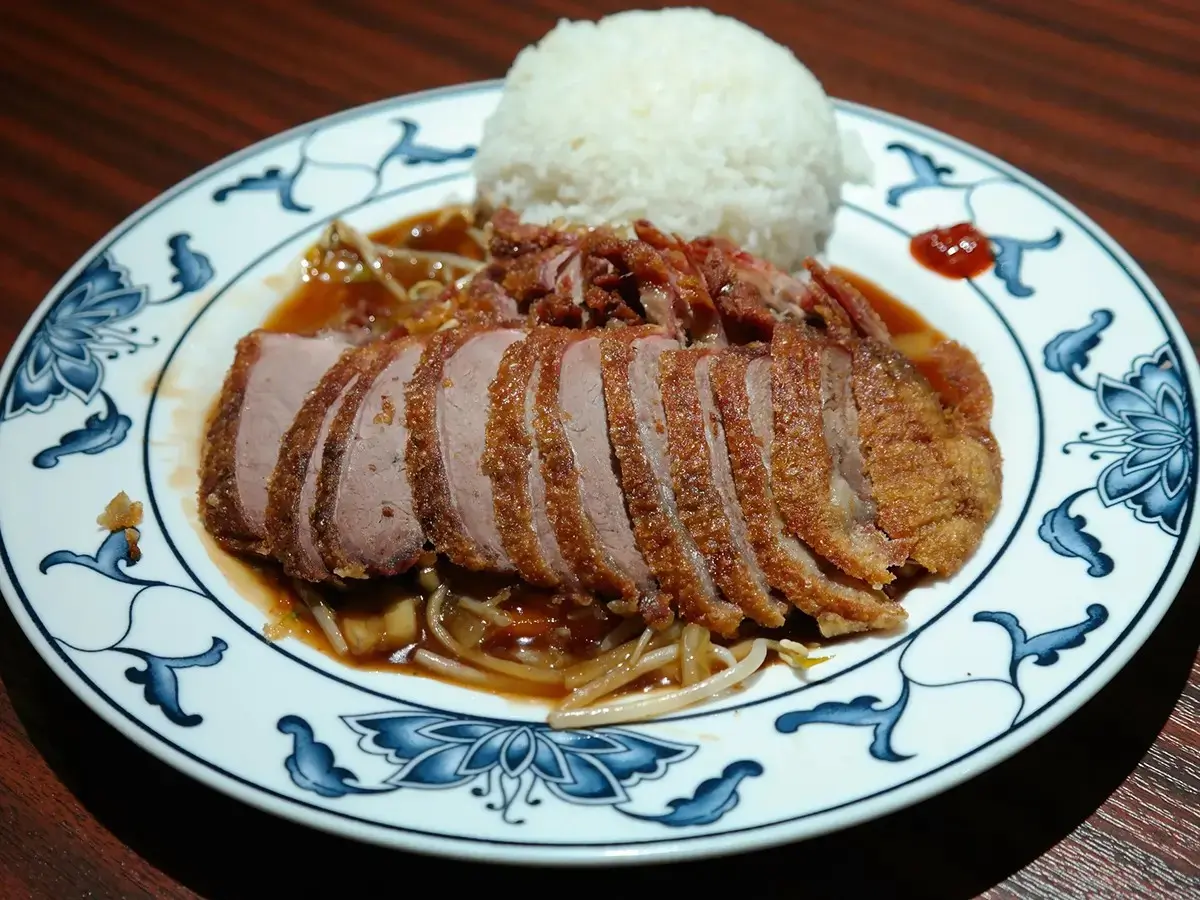 Cheung-Hing-Chinese-restaurant-Duck-rice-CA Duck rice at Cheung Hing, a Chinese restaurant in CA